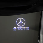 MERCEDES BENZ A45 AMG LOGO PROJECTOT LIGHTS  (quantity 1 = 1 set /2 door lights with 2 logo films)Nr.02M259