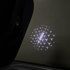 MERCEDES BENZ C260 LOGO PROJECTOT LIGHTS  (quantity 1 = 1 set /2 door lights with 2 logo films)Nr.02M55