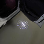 MERCEDES BENZ C260 LOGO PROJECTOT LIGHTS  (quantity 1 = 1 set /2 door lights with 2 logo films)Nr.02M55