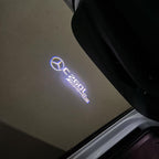 MERCEDES BENZ C260L LOGO PROJECTOT LIGHTS  (quantity 1 = 1 set /2 door lights with 2 logo films)Nr.02M63