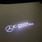 MERCEDES BENZ C260L LOGO PROJECTOT LIGHTS  (quantity 1 = 1 set /2 door lights with 2 logo films)Nr.02M63