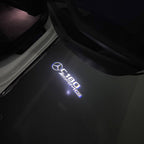 MERCEDES BENZ C180 LOGO PROJECTOT LIGHTS  (quantity 1 = 1 set /2 door lights with 2 logo films)Nr.02M62