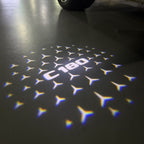 MERCEDES BENZ C180 LOGO PROJECTOT LIGHTS  (quantity 1 = 1 set /2 door lights with 2 logo films)Nr.02M51
