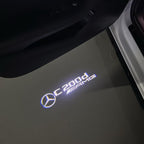 MERCEDES BENZ C200d LOGO PROJECTOT LIGHTS  (quantity 1 = 1 set /2 door lights with 2 logo films)Nr.02M64