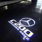 MERCEDES BENZ C200 LOGO PROJECTOT LIGHTS  (quantity 1 = 1 set /2 door lights with 2 logo films)Nr.02M41