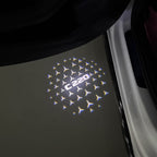 MERCEDES BENZ C220 LOGO PROJECTOT LIGHTS  (quantity 1 = 1 set /2 door lights with 2 logo films)Nr.02M52