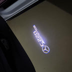 MERCEDES BENZ C220 LOGO PROJECTOT LIGHTS  (quantity 1 = 1 set /2 door lights with 2 logo films)Nr.02M44
