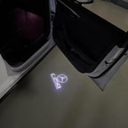 MERCEDES BENZ C250 LOGO PROJECTOT LIGHTS  (quantity 1 = 1 set /2 door lights with 2 logo films)Nr.02M60