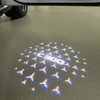 MERCEDES BENZ C300 LOGO PROJECTOT LIGHTS  (quantity 1 = 1 set /2 door lights with 2 logo films)Nr.02M50