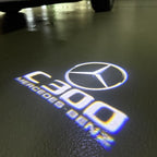 MERCEDES BENZ C300 LOGO PROJECTOT LIGHTS  (quantity 1 = 1 set /2 door lights with 2 logo films)Nr.02M61