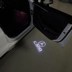 MERCEDES BENZ C320 LOGO PROJECTOT LIGHTS  (quantity 1 = 1 set /2 door lights with 2 logo films)Nr.02M47