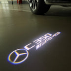 MERCEDES BENZ C350 LOGO PROJECTOT LIGHTS  (quantity 1 = 1 set /2 door lights with 2 logo films)Nr.02M59