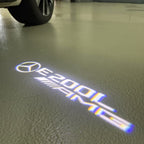 MERCEDES BENZ E200L LOGO PROJECTOT LIGHTS  (quantity 1 = 1 set /2 door lights with 2 logo films)Nr.02M99