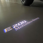 MERCEDES BENZ E200 LOGO PROJECTOT LIGHTS  (quantity 1 = 1 set /2 door lights with 2 logo films)Nr.02M83