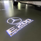 MERCEDES BENZ E200 LOGO PROJECTOT LIGHTS  (quantity 1 = 1 set /2 door lights with 2 logo films)Nr.02M67