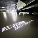 MERCEDES BENZ E220 LOGO PROJECTOT LIGHTS  (quantity 1 = 1 set /2 door lights with 2 logo films)Nr.02M98