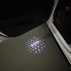 MERCEDES BENZ E250 LOGO PROJECTOT LIGHTS  (quantity 1 = 1 set /2 door lights with 2 logo films)Nr.02M86