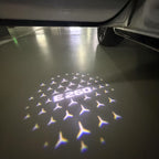 MERCEDES BENZ E260 LOGO PROJECTOT LIGHTS  (quantity 1 = 1 set /2 door lights with 2 logo films)Nr.02M73