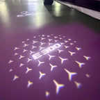 MERCEDES BENZ E300 LOGO PROJECTOT LIGHTS  (quantity 1 = 1 set /2 door lights with 2 logo films)Nr.02M101