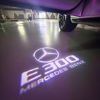 MERCEDES BENZ E300 LOGO PROJECTOT LIGHTS  (quantity 1 = 1 set /2 door lights with 2 logo films)Nr.02M77