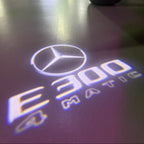 MERCEDES BENZ E300 LOGO PROJECTOT LIGHTS  (quantity 1 = 1 set /2 door lights with 2 logo films)Nr.02M85