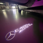 MERCEDES BENZ E400e LOGO PROJECTOT LIGHTS  (quantity 1 = 1 set /2 door lights with 2 logo films)Nr.02M105