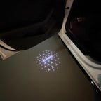 MERCEDES BENZ E400 LOGO PROJECTOT LIGHTS  (quantity 1 = 1 set /2 door lights with 2 logo films)Nr.02M102