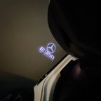 MERCEDES BENZ E350 LOGO PROJECTOT LIGHTS  (quantity 1 = 1 set /2 door lights with 2 logo films)Nr.02M94