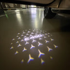 MERCEDES BENZ E450 LOGO PROJECTOT LIGHTS  (quantity 1 = 1 set /2 door lights with 2 logo films)Nr.02M89