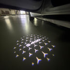 MERCEDES BENZ S450 LOGO PROJECTOT LIGHTS  (quantity 1 = 1 set /2 door lights with 2 logo films)Nr.02M33