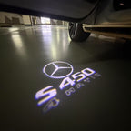MERCEDES BENZ S450 LOGO PROJECTOT LIGHTS  (quantity 1 = 1 set /2 door lights with 2 logo films)Nr.02M14