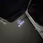 MERCEDES BENZ S450 LOGO PROJECTOT LIGHTS  (quantity 1 = 1 set /2 door lights with 2 logo films)Nr.02M14