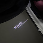 MERCEDES BENZ S500 LOGO PROJECTOT LIGHTS  (quantity 1 = 1 set /2 door lights with 2 logo films)Nr.02M15