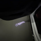 MERCEDES BENZ S500L LOGO PROJECTOT LIGHTS  (quantity 1 = 1 set /2 door lights with 2 logo films)Nr.02M26