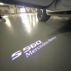 MERCEDES BENZ S560 LOGO PROJECTOT LIGHTS  (quantity 1 = 1 set /2 door lights with 2 logo films)Nr.02M29