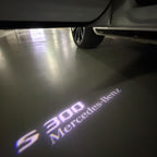 MERCEDES BENZ S300 LOGO PROJECTOT LIGHTS  (quantity 1 = 1 set /2 door lights with 2 logo films)Nr.02M10