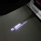 MERCEDES BENZ S300 LOGO PROJECTOT LIGHTS  (quantity 1 = 1 set /2 door lights with 2 logo films)Nr.02M10