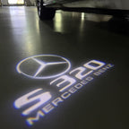 MERCEDES BENZ S320 LOGO PROJECTOT LIGHTS  (quantity 1 = 1 set /2 door lights with 2 logo films)Nr.02M17