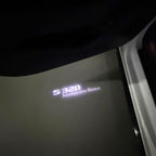 MERCEDES BENZ S320 LOGO PROJECTOT LIGHTS  (quantity 1 = 1 set /2 door lights with 2 logo films)Nr.02M12