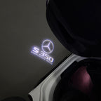 MERCEDES BENZ S350 LOGO PROJECTOT LIGHTS  (quantity 1 = 1 set /2 door lights with 2 logo films)Nr.02M19