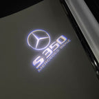 MERCEDES BENZ S350 LOGO PROJECTOT LIGHTS  (quantity 1 = 1 set /2 door lights with 2 logo films)Nr.02M19