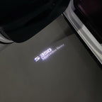 MERCEDES BENZ S350 LOGO PROJECTOT LIGHTS  (quantity 1 = 1 set /2 door lights with 2 logo films)Nr.02M22