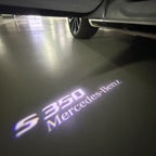 MERCEDES BENZ S350 LOGO PROJECTOT LIGHTS  (quantity 1 = 1 set /2 door lights with 2 logo films)Nr.02M22