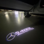 MERCEDES BENZ S400L LOGO PROJECTOT LIGHTS  (quantity 1 = 1 set /2 door lights with 2 logo films)Nr.02M21
