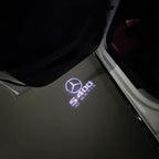 MERCEDES BENZ S400 LOGO PROJECTOT LIGHTS  (quantity 1 = 1 set /2 door lights with 2 logo films)Nr.02M28