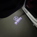 MERCEDES BENZ S500 LOGO PROJECTOT LIGHTS  (quantity 1 = 1 set /2 door lights with 2 logo films)Nr.02M37