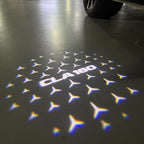 MERCEDES BENZ CLA 180 LOGO PROJECTOT LIGHTS  (quantity 1 = 1 set /2 door lights with 2 logo films)Nr.02M217