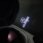 MERCEDES BENZ CLA 180 LOGO PROJECTOT LIGHTS  (quantity 1 = 1 set /2 door lights with 2 logo films)Nr.02M219