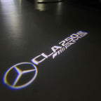 MERCEDES BENZ CLA 250e LOGO PROJECTOT LIGHTS  (quantity 1 = 1 set /2 door lights with 2 logo films)Nr.02M227