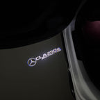 MERCEDES BENZ CLA 250e LOGO PROJECTOT LIGHTS  (quantity 1 = 1 set /2 door lights with 2 logo films)Nr.02M227